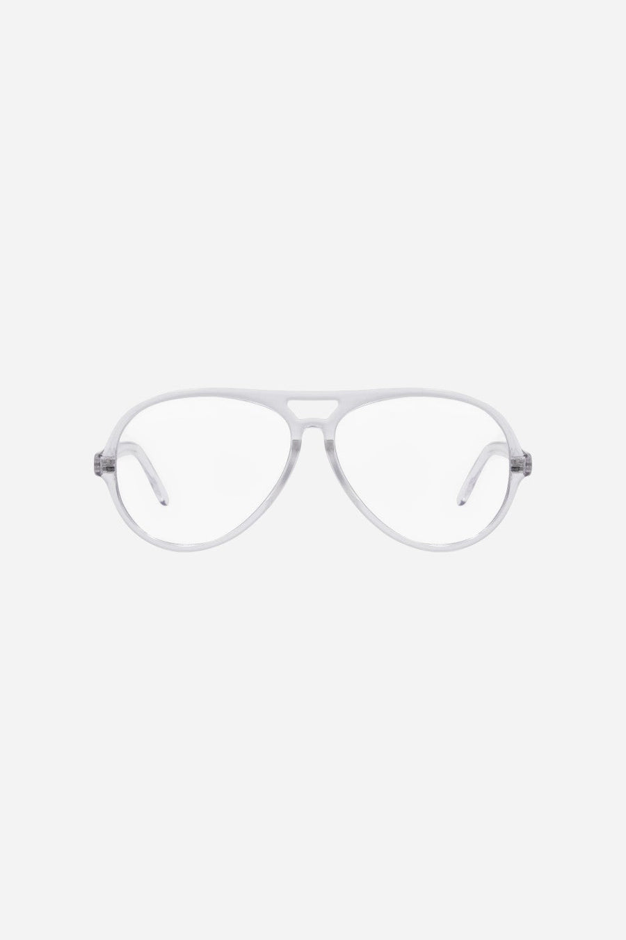 Gabriel + Simone Sydney Readers in Clear – front view