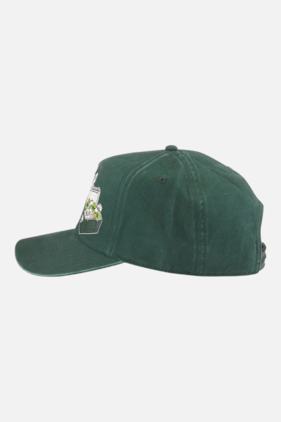 Garage Beer Walker Hat in Bottle Green – back view
