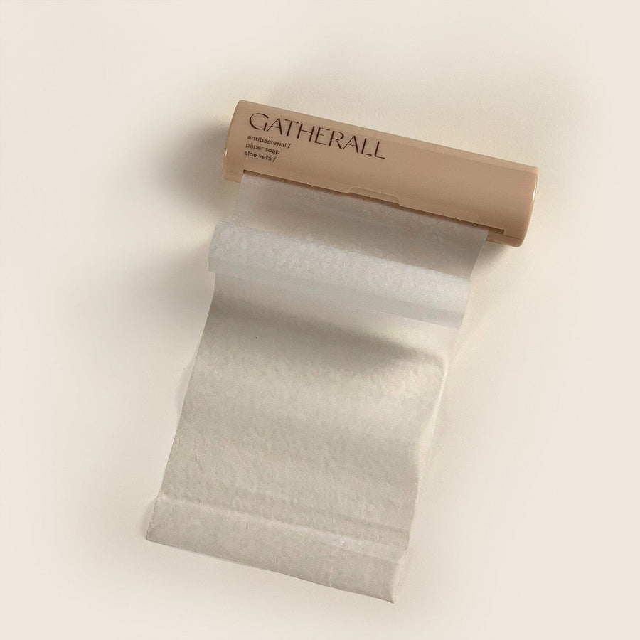 Gatherall Aloe Vera Rice Paper Soap – back view