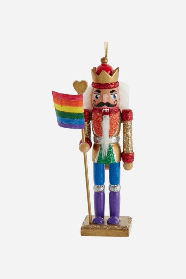 Gay Pride Nutcracker Ornament