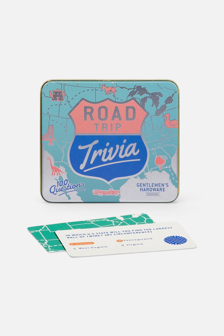 Gentlemen's Hardware American Road Trip Trivia – front view
