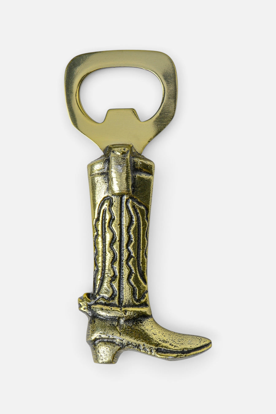 Gentlemen's Hardware Cowboy Boot Bottle Opener – front view