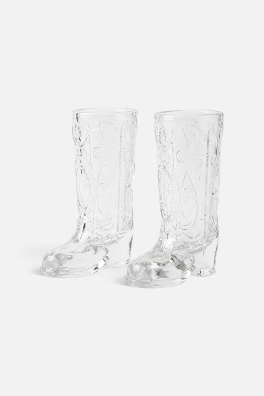 Gentlemen's Hardware Cowboy Boot Shot Glasses, Set of 2 – back view