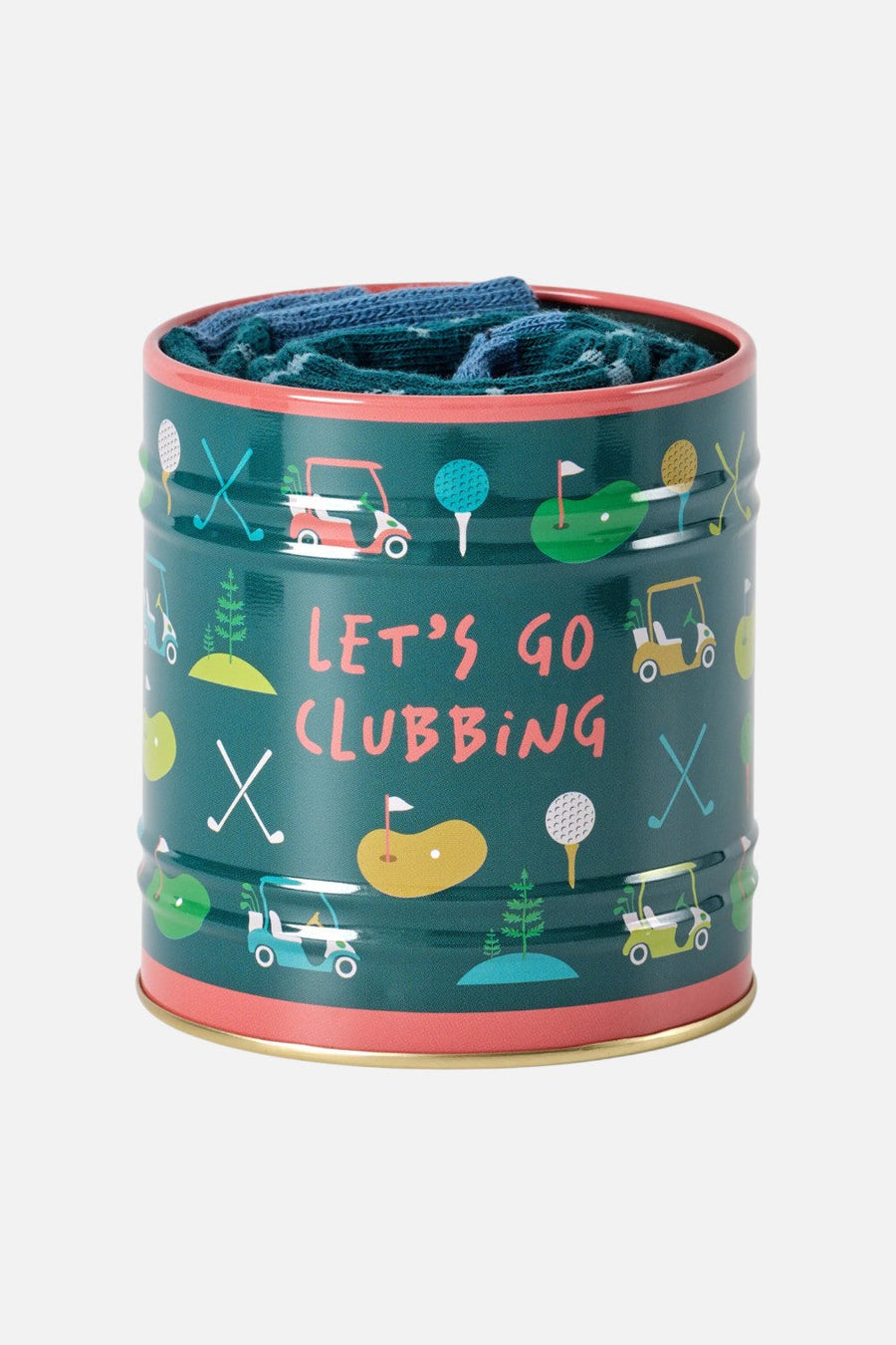 Gentlemen's Hardware Golf Socks In A Can – detail