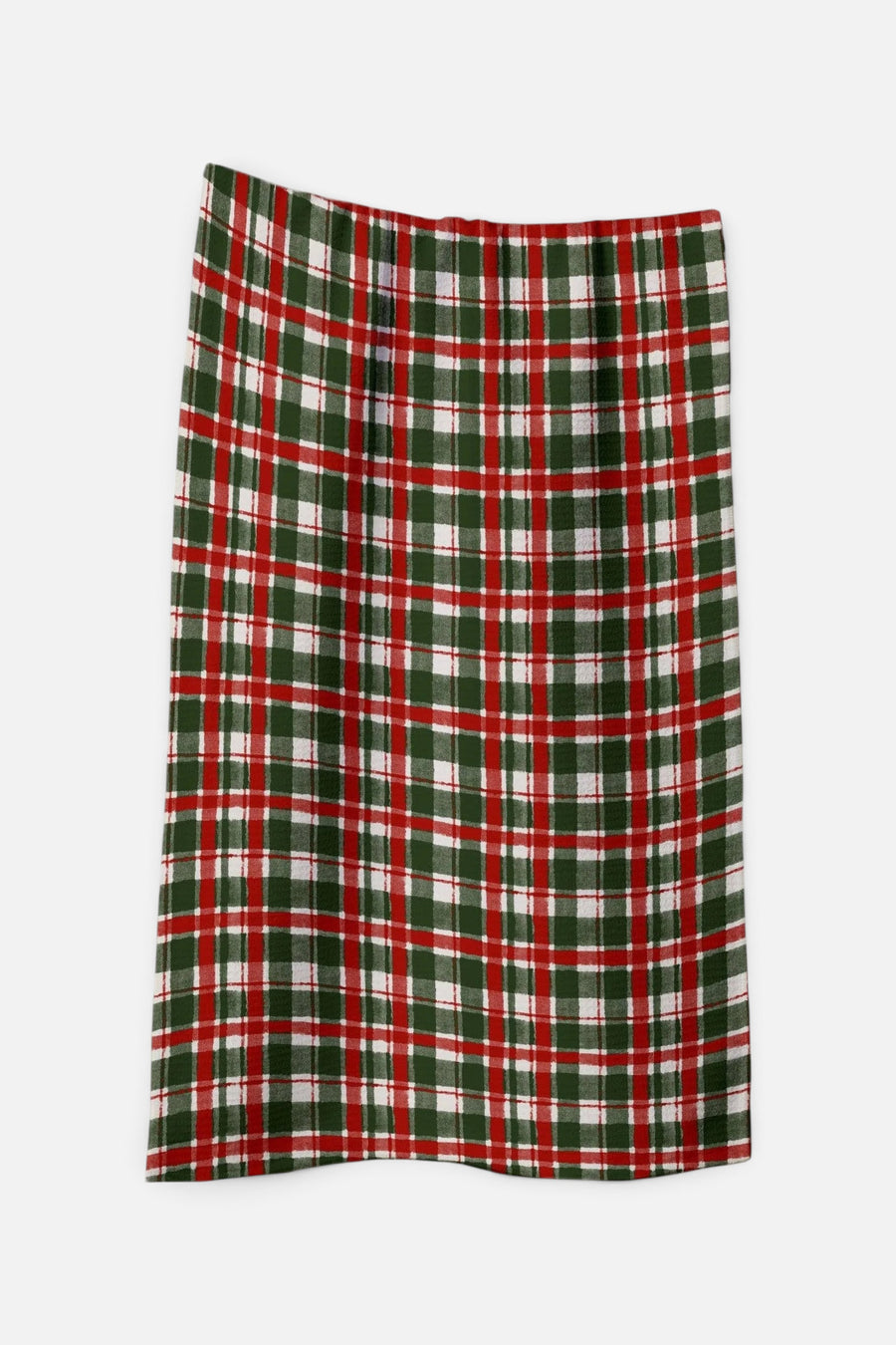 Geometry Towels Alpine Plaid Tea Towel – front view