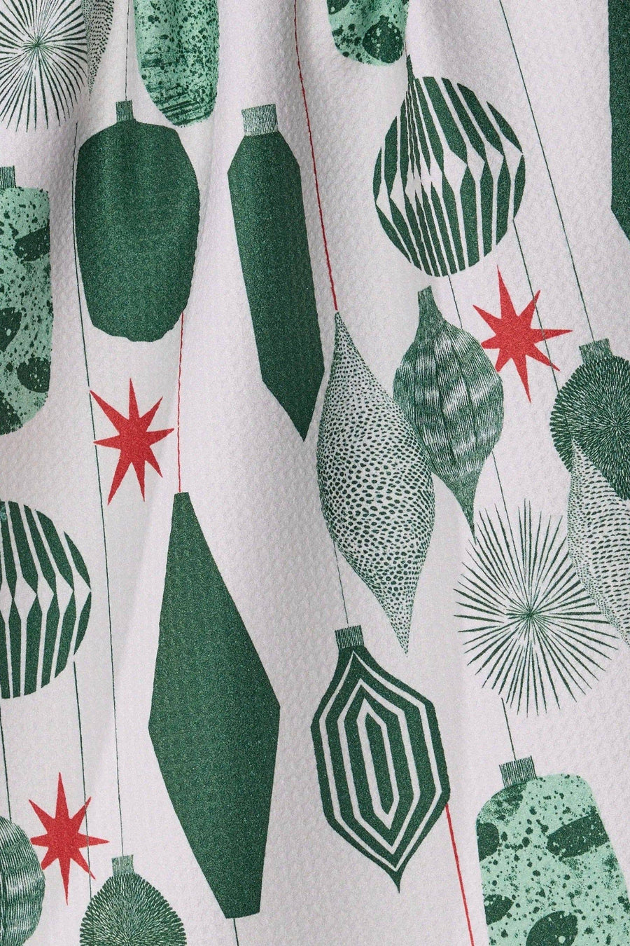 Geometry Towels Alpine Revelry Tea Towel – back view