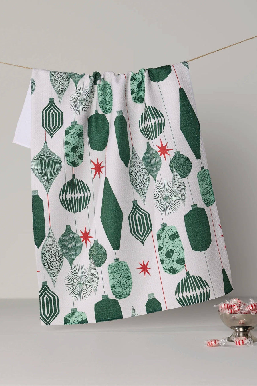 Geometry Towels Alpine Revelry Tea Towel – front view
