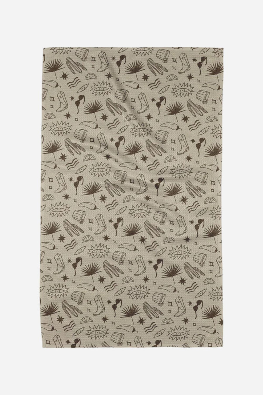 Geometry Towels Bonfire Nights Tea Towel – front view