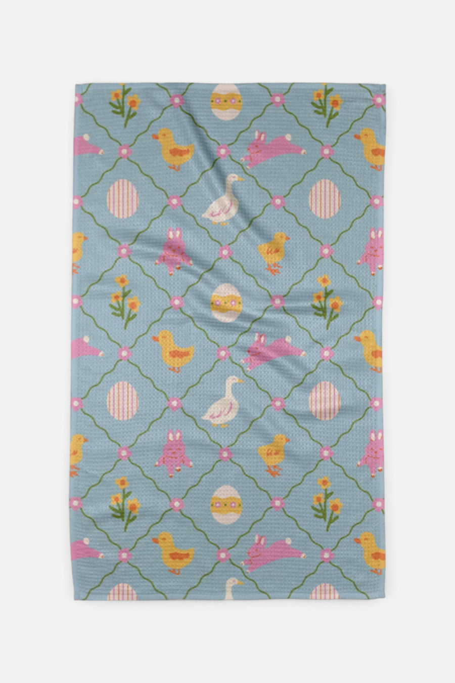 Geometry Towels Easter Critters Tea Towel – front view