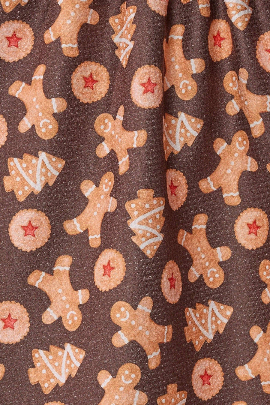 Geometry Towels Holiday Cookies Tea Towel – back view