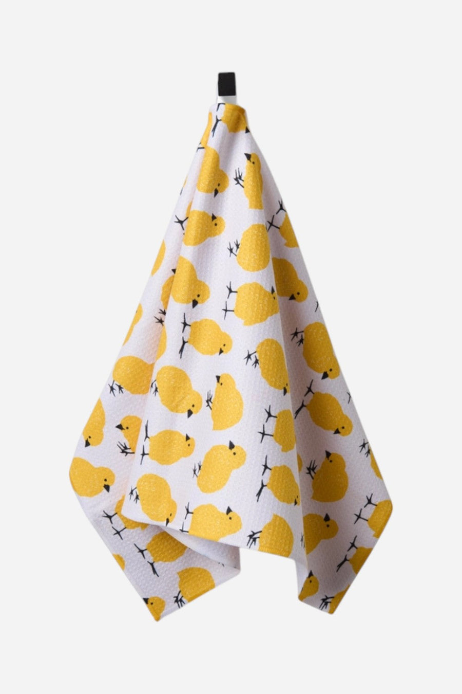 Geometry Towels Peep Parade Tea Towel – side view
