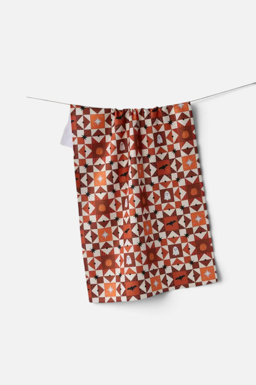 Geometry Towels Quilt Work Tea Towel – front view