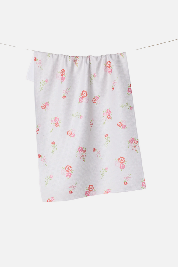 Geometry Towels Rosy Cheeks Tea Towel