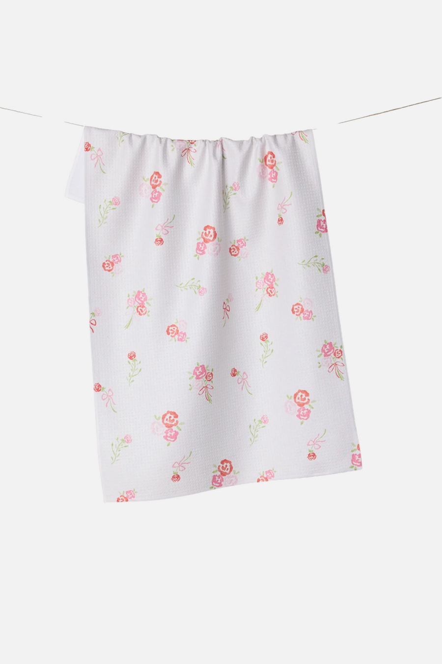 Geometry Towels Rosy Cheeks Tea Towel – front view
