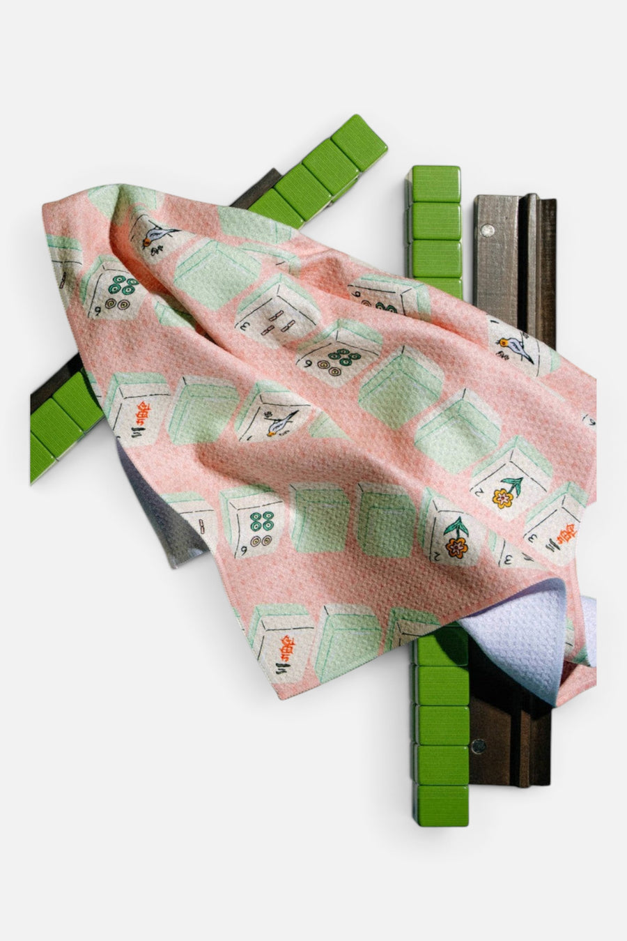 Geometry Towels Tile Parade Tea Towel – back view
