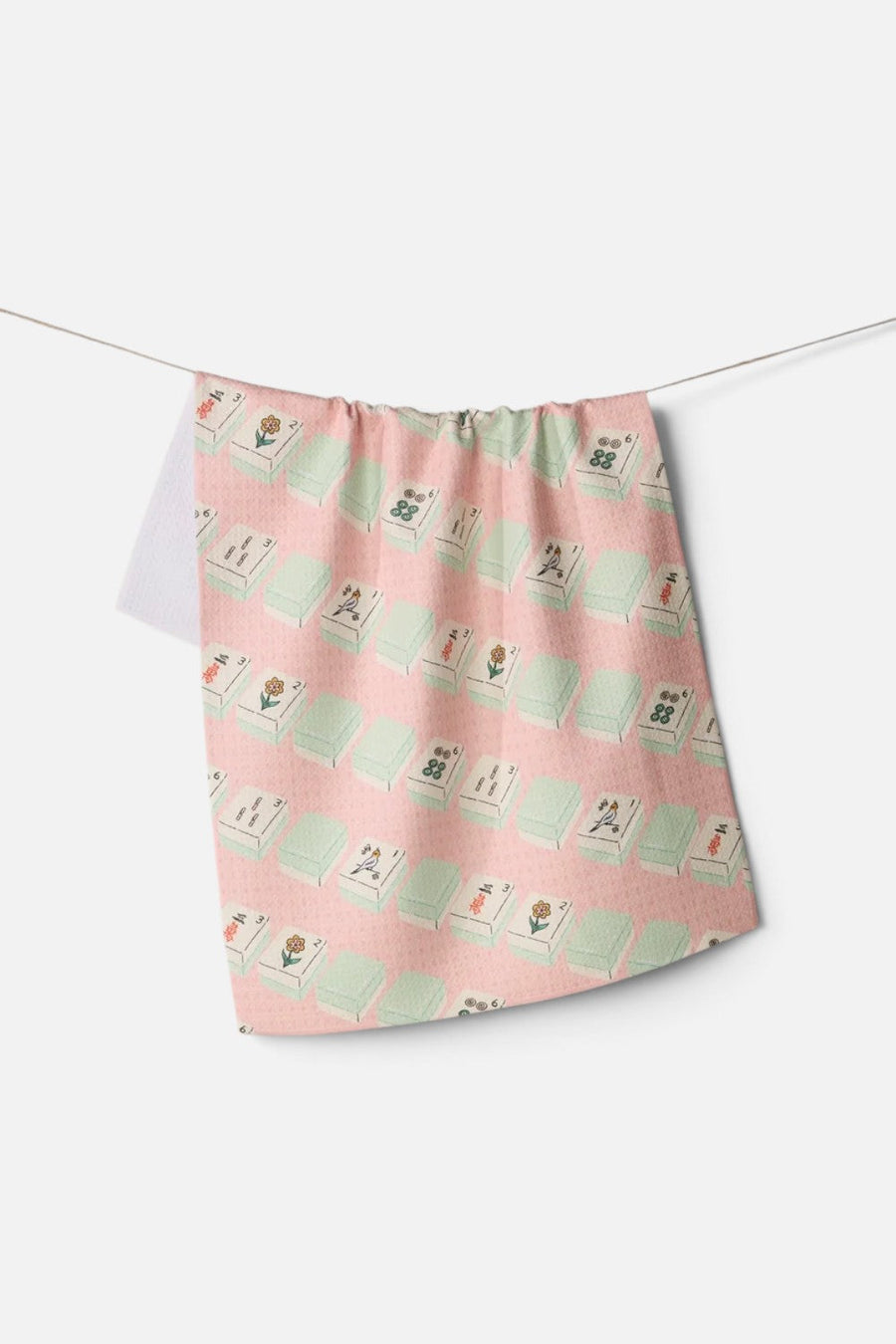 Geometry Towels Tile Parade Tea Towel – front view
