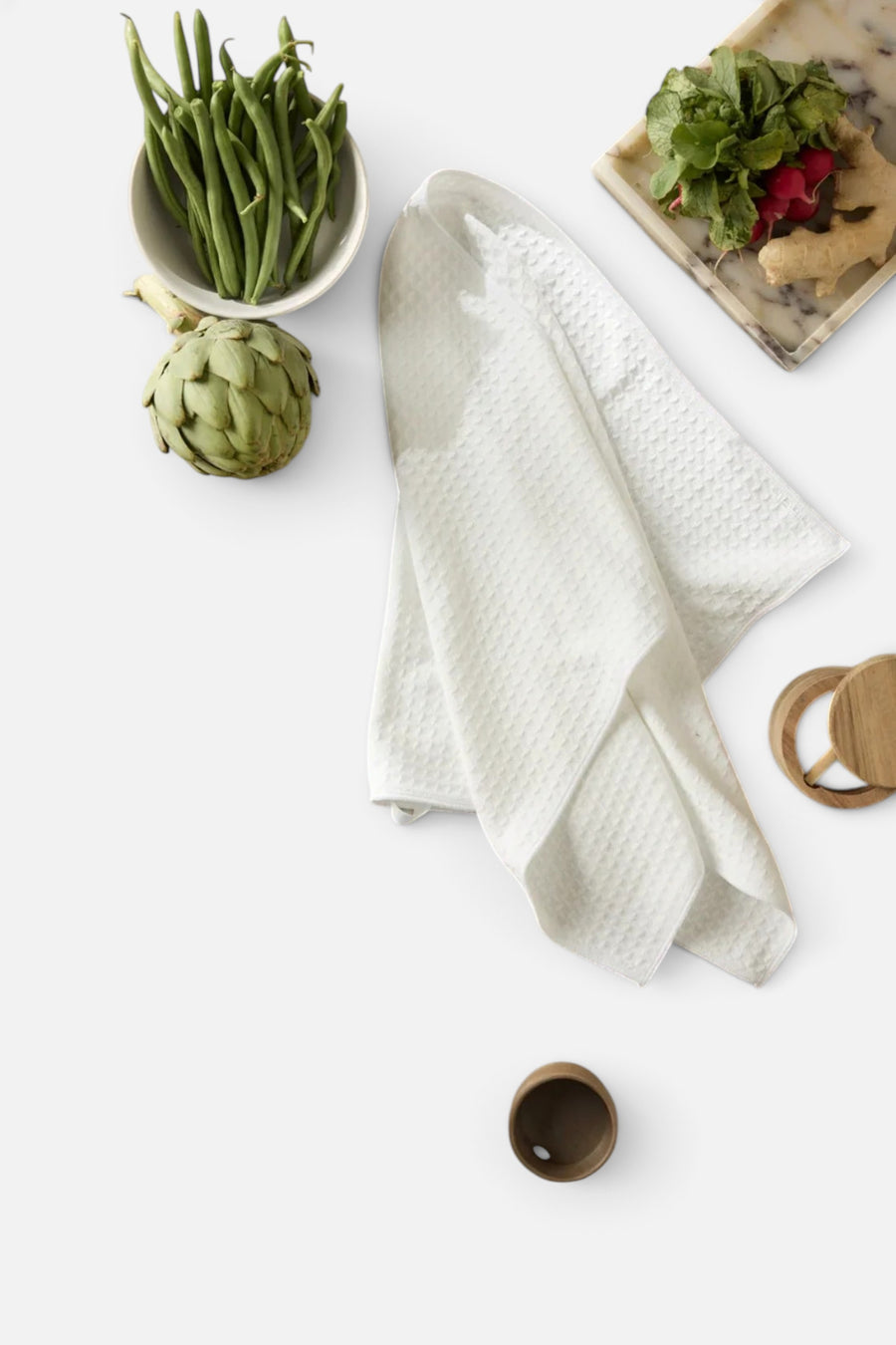 Geometry Truffle Hand Towel – side view