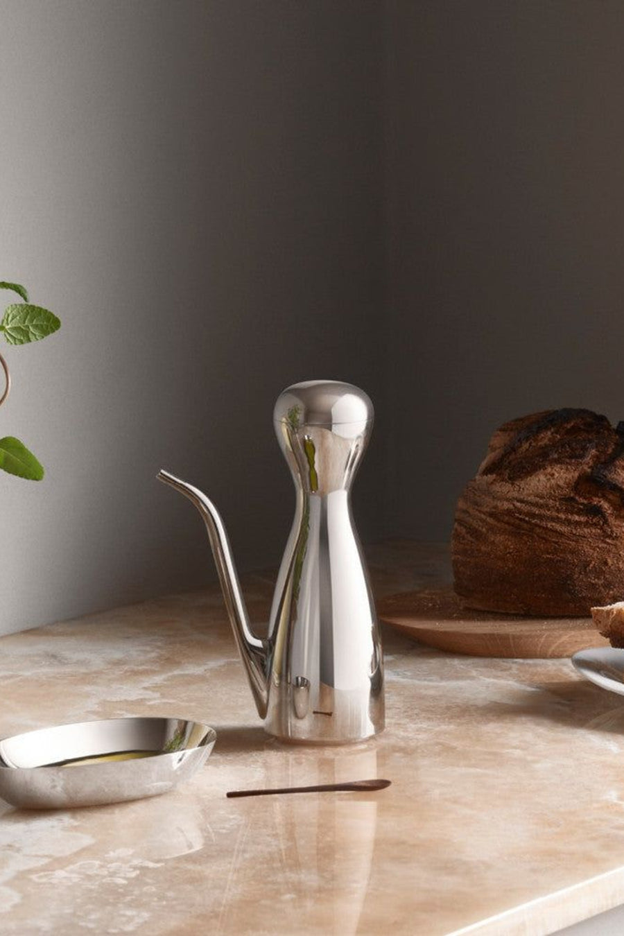 Georg Jensen Alfredo Oil Can – back view
