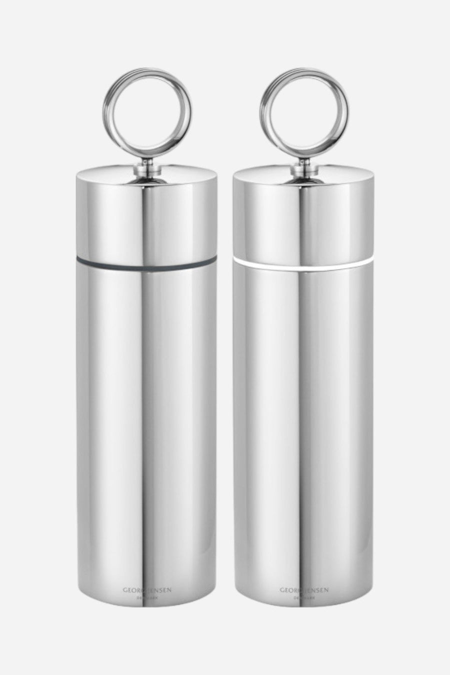 Georg Jensen Bernadotte Salt & Pepper Grinder set - Design Inspired by Sigvard Bernadotte – front view