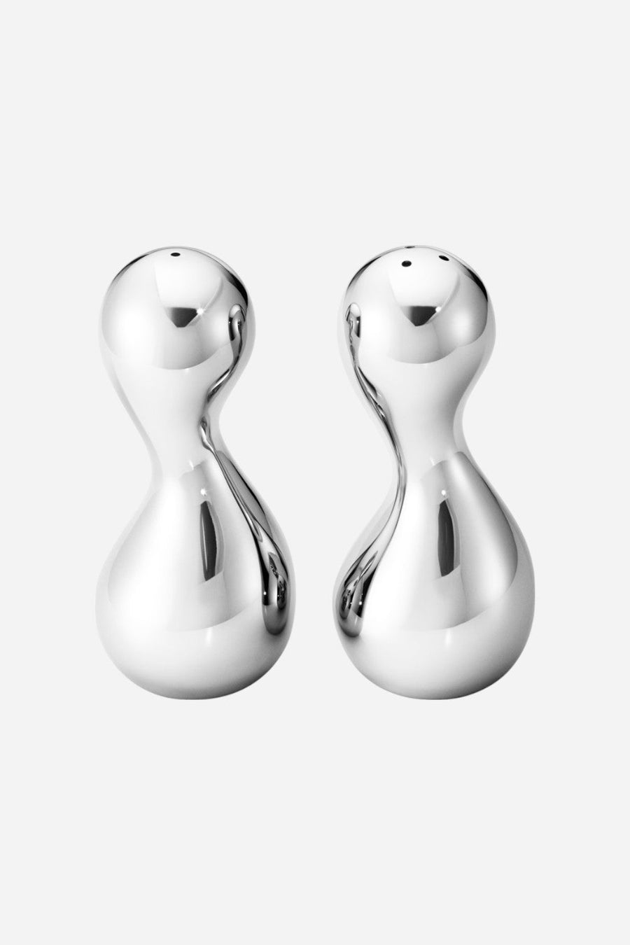 Georg Jensen Cobra Salt & Pepper Shaker Set – front view