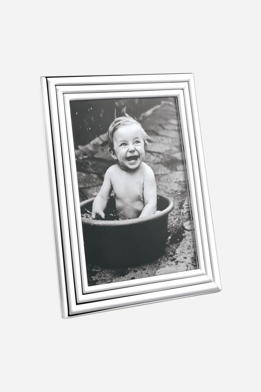 Georg Jensen Legacy Picture Frame in Stainless Steel 5x7 – front view