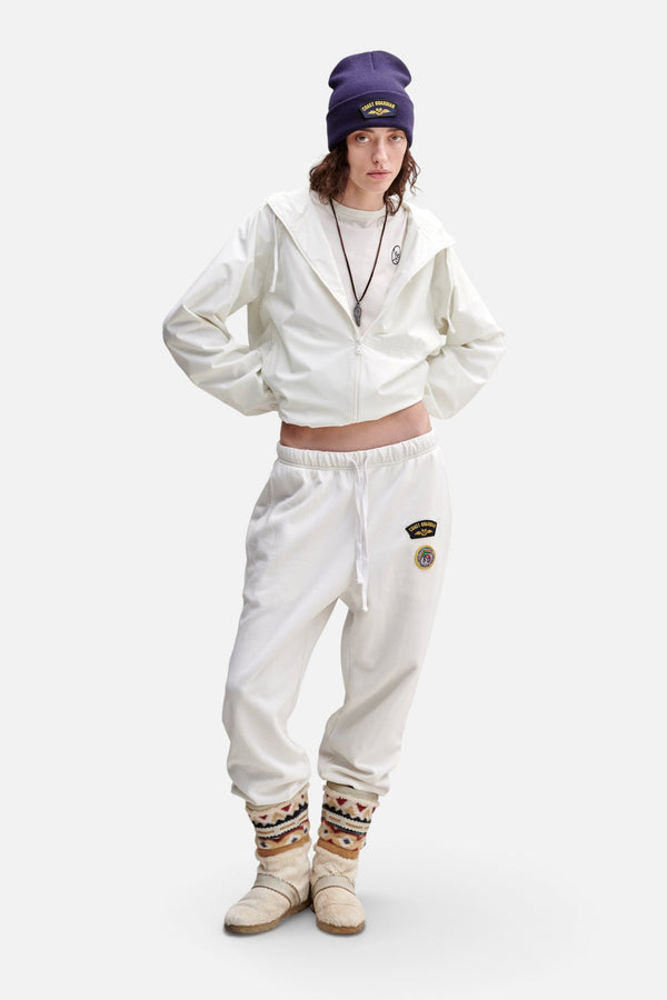 Ghost Forest Surf Club Surf Scout Patch Jogger in White