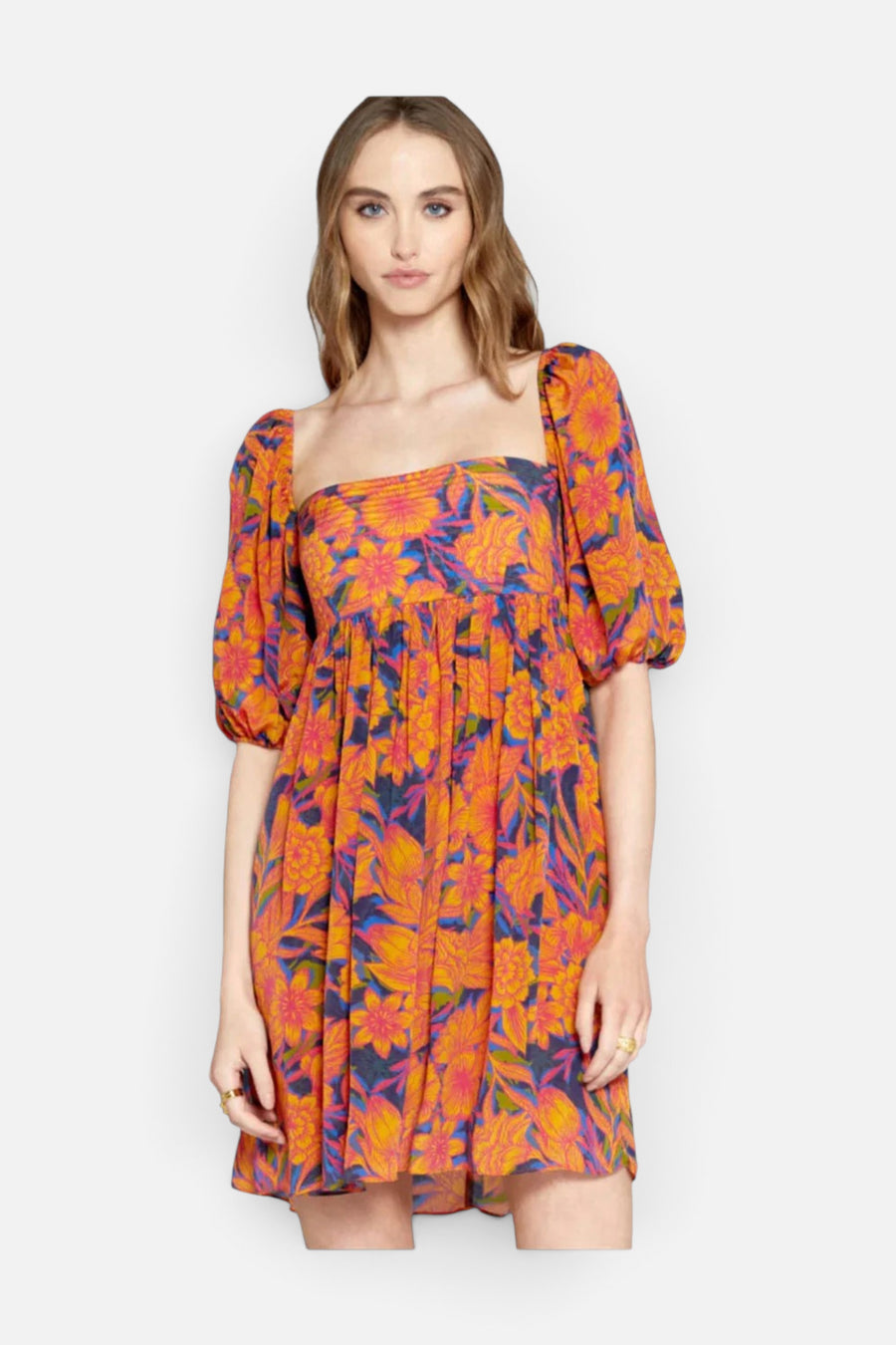 Gilner Farrar Dane Dress In Tropical Beach – front view