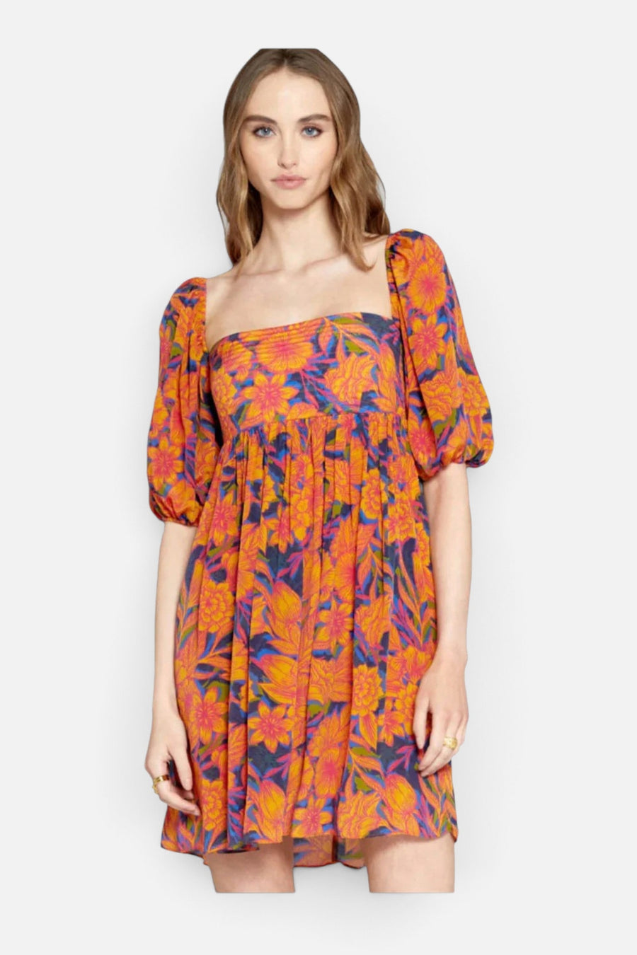 Gilner Farrar Dane Dress In Tropical Beach – side view