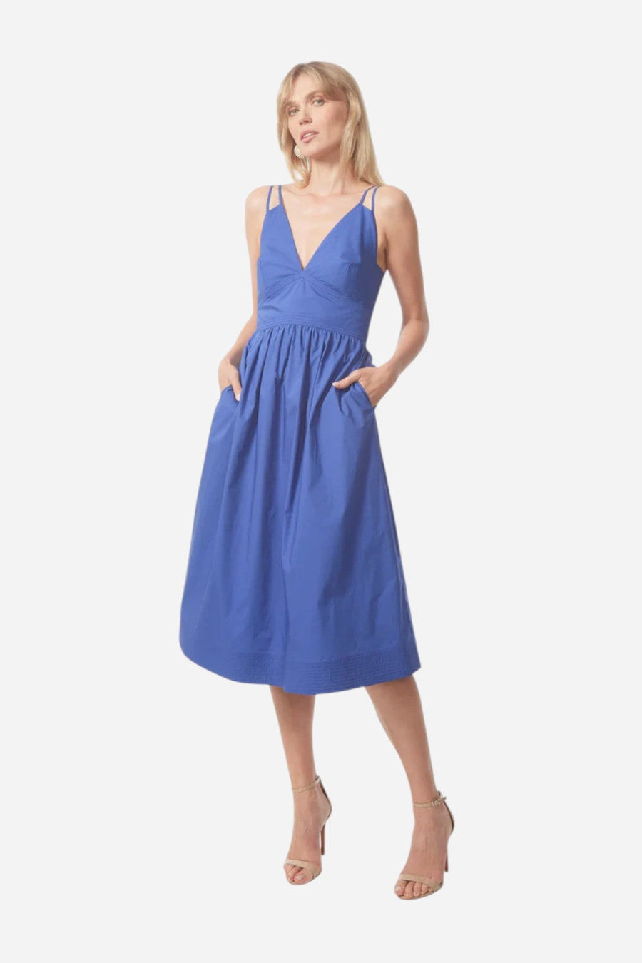 Gilner Farrar Floria Dress in Blue – back view