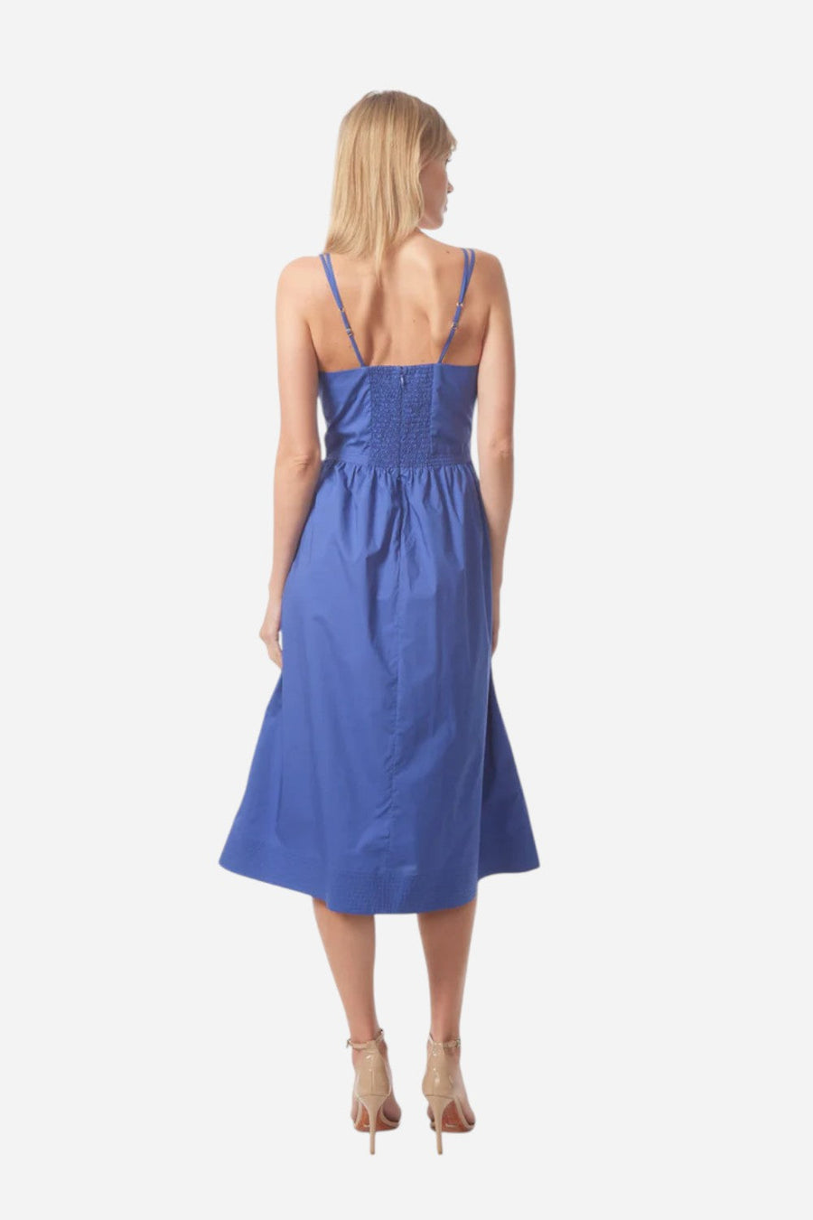 Gilner Farrar Floria Dress in Blue – side view