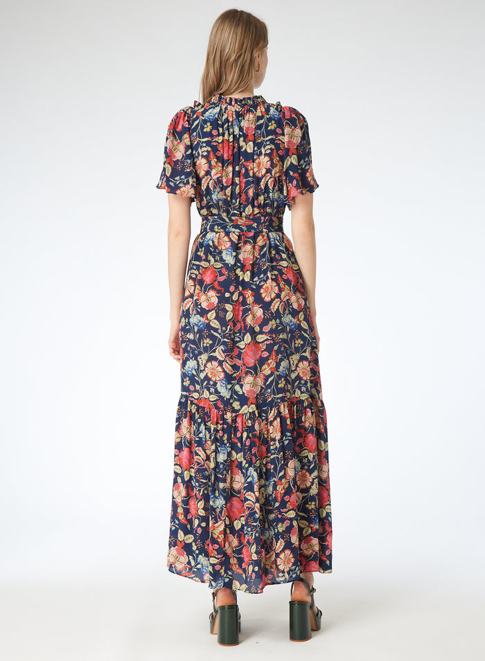 Gilner Farrar Sydney Dress in French Tulip – detail