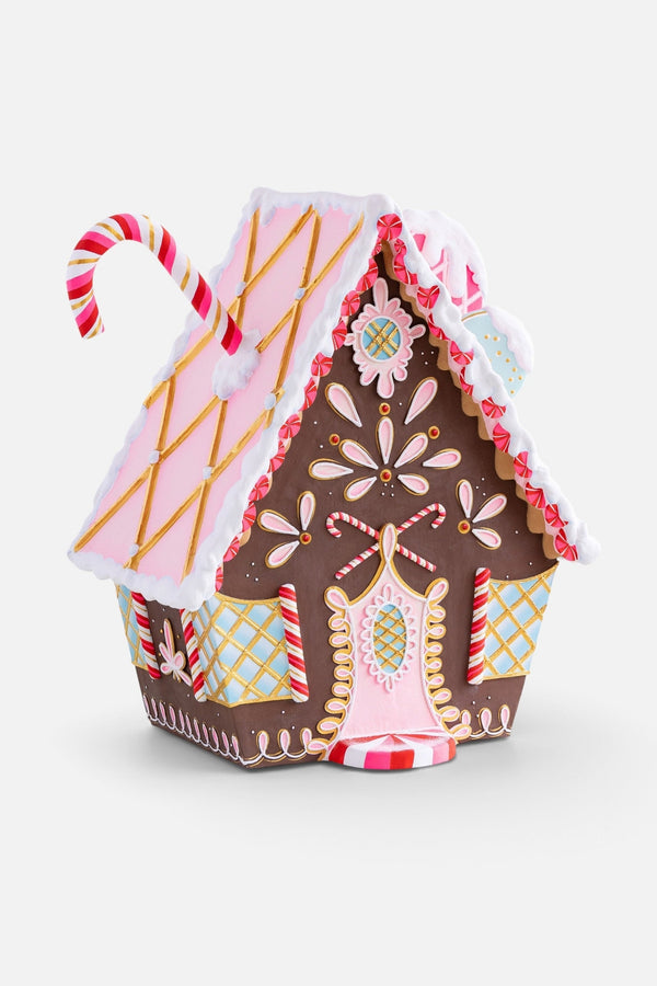 Gingerbread Display House in Brown