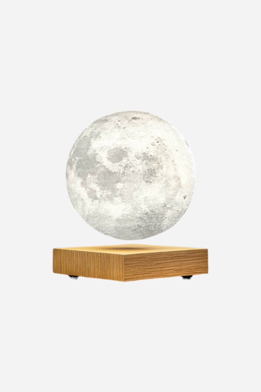 Gingko Smart Moon Lamp In White Ash