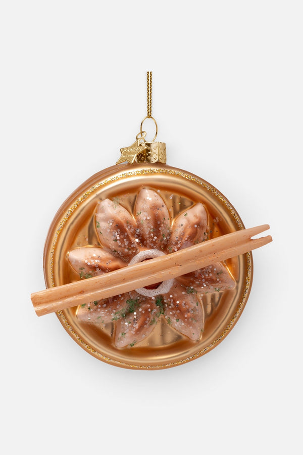 Glass Gyoza Dumpling Ornament