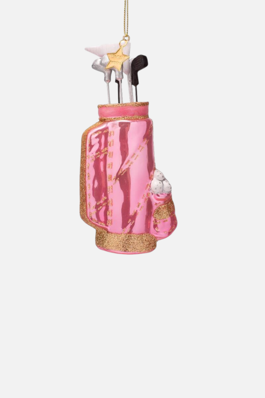 Glass Pink Opal Golf Bag – front view