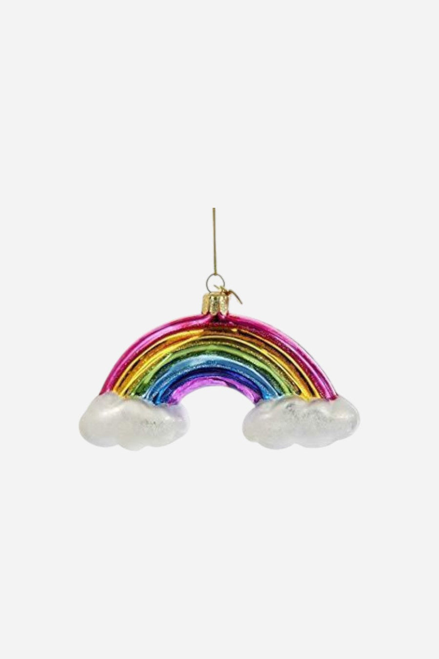 Glass Rainbow Ornament – front view