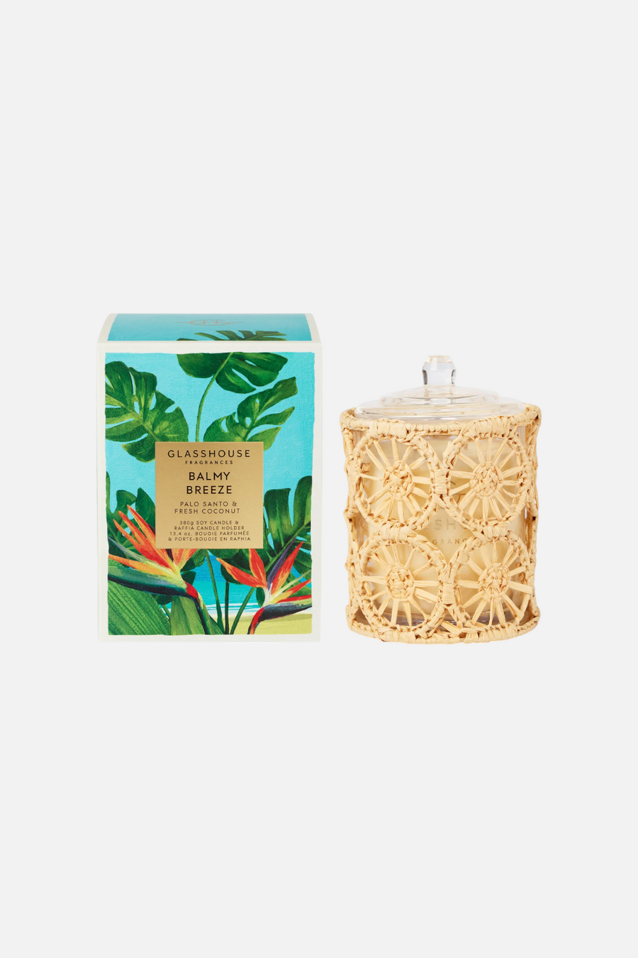 Glasshouse Balmy Breeze 13.4 oz Candle – front view