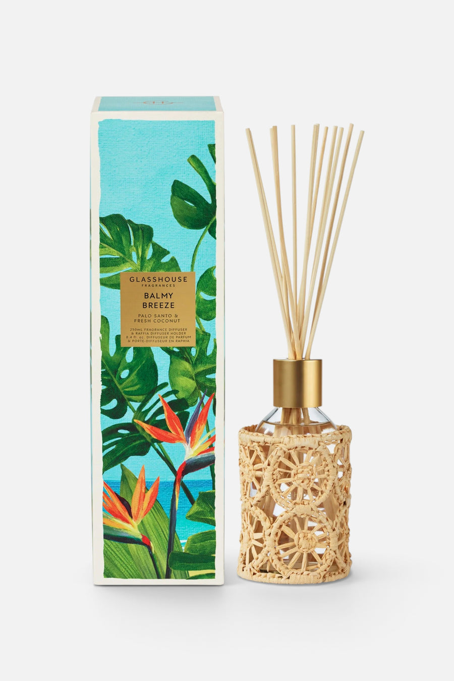 Glasshouse Balmy Breeze Fragrance Diffuser – front view