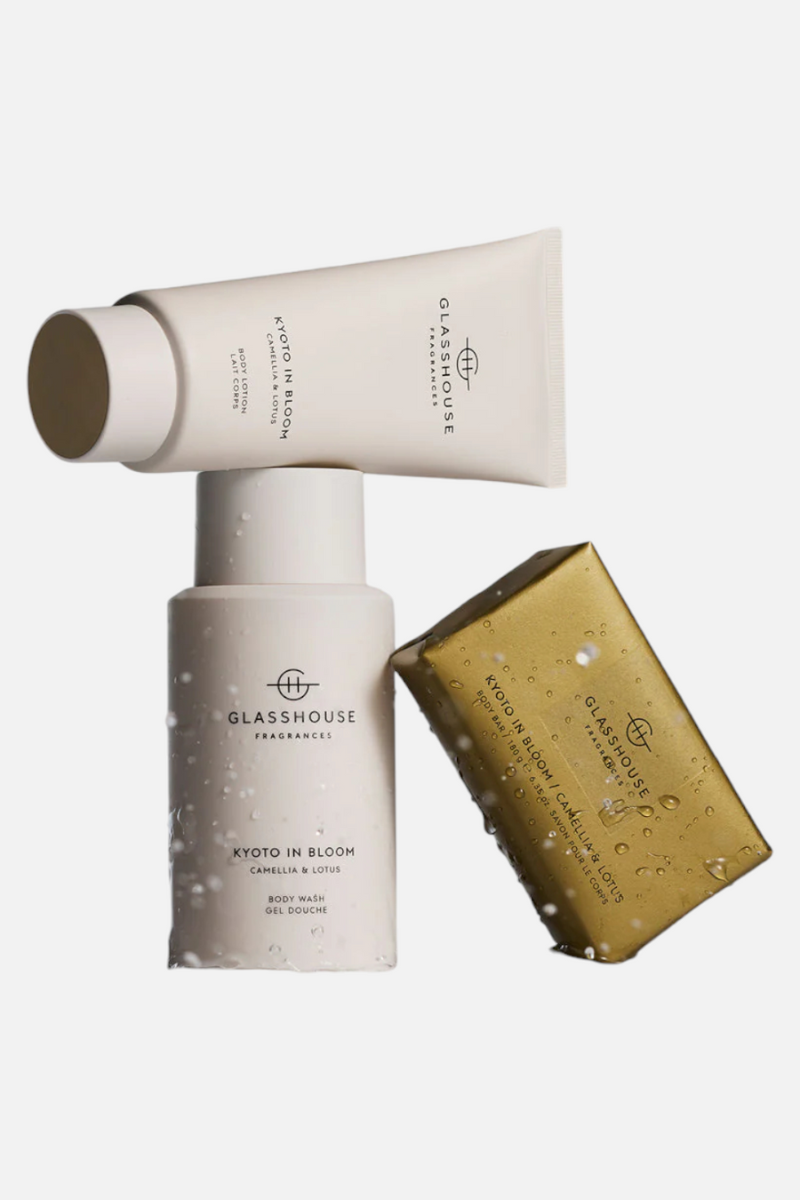 Glasshouse Body Lotion in Kyoto In Bloom – side view