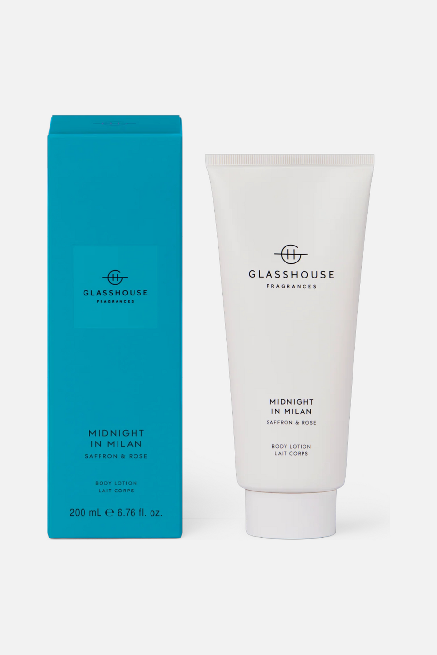 Glasshouse Body Lotion in Midnight Milan 6.7 OZ – back view