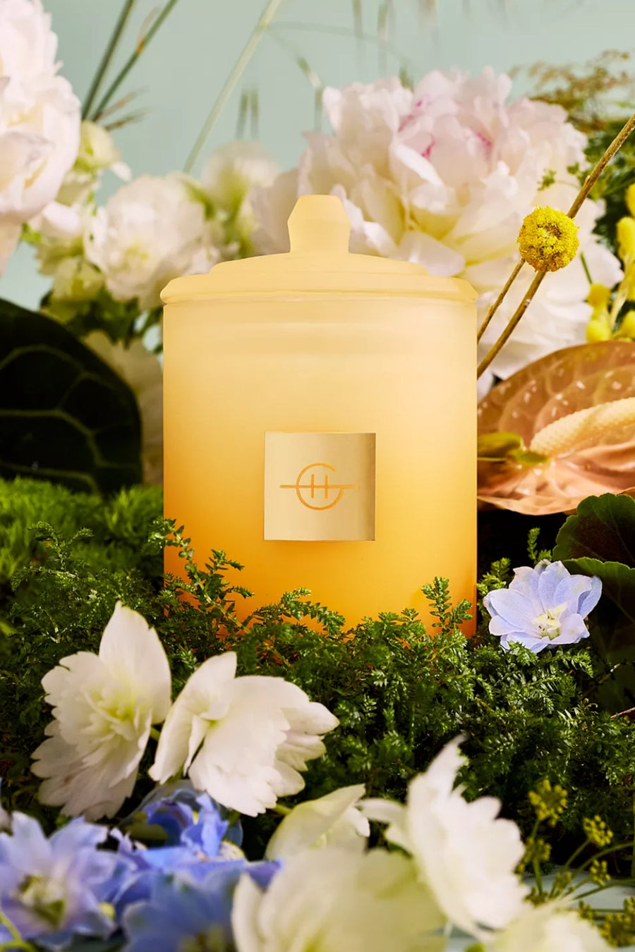 Glasshouse Flower Show Triple Scented Candle, 13.4Oz – back view