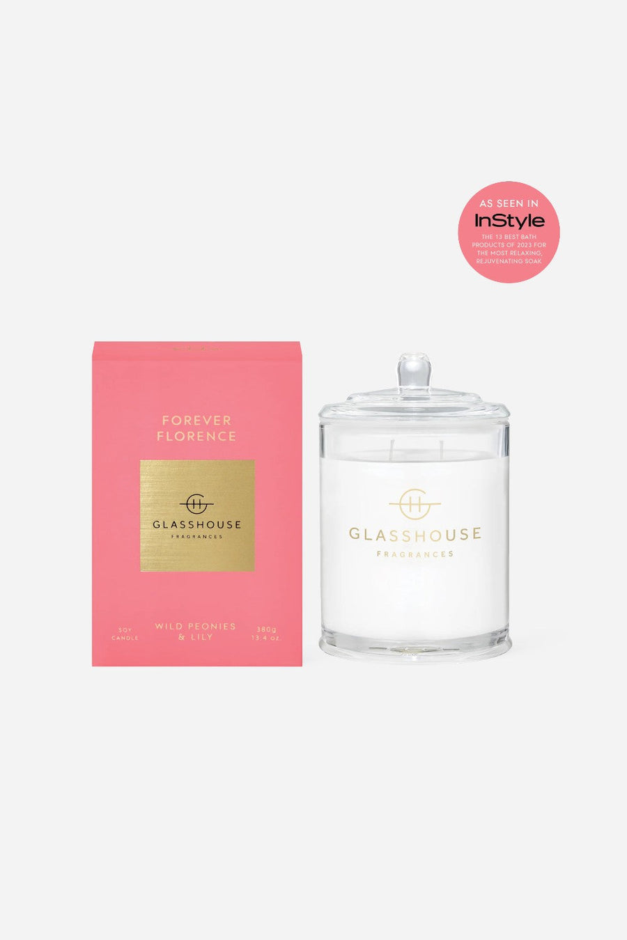 Glasshouse Forever Florence Candle – front view