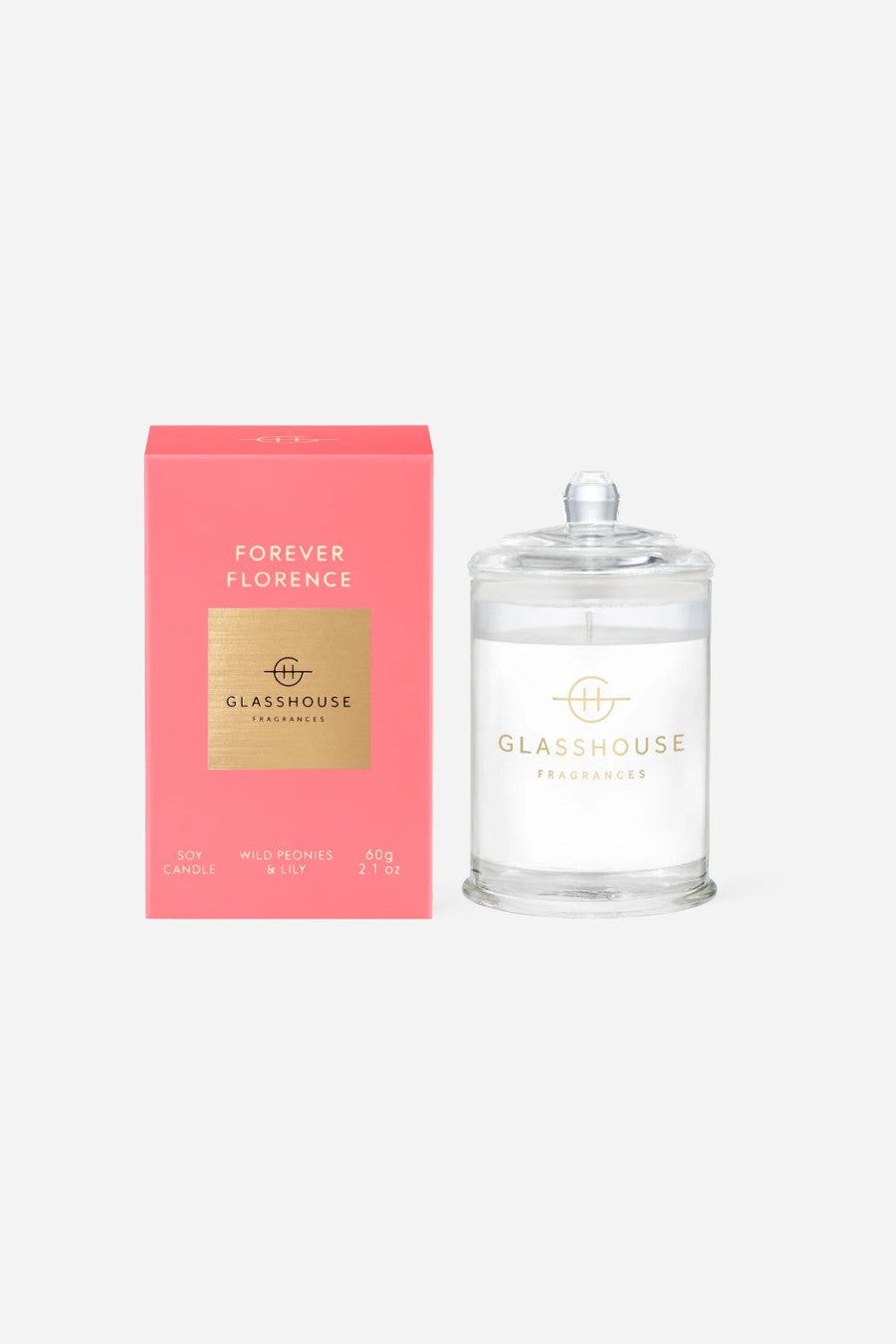Glasshouse Forever Florence Mini Candle – front view