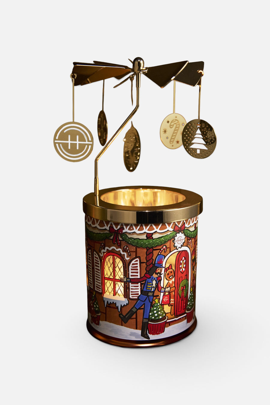 Glasshouse Kyoto in Bloom Candle & Spinning Carousel – detail