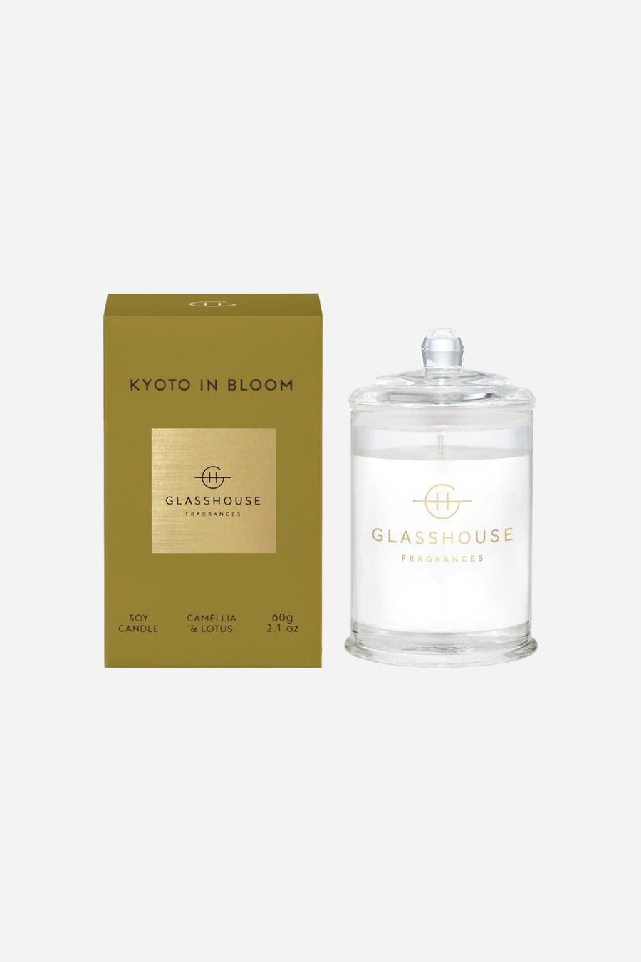 Glasshouse Kyoto In Bloom Mini Candle – front view