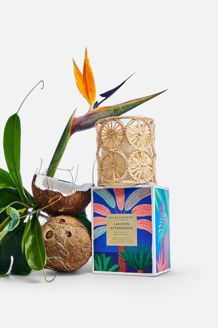 Glasshouse Lagoon Afternoon Candle – back view