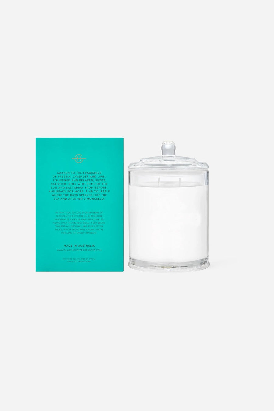 Glasshouse Lost In Amalfi 13.4 oz Candle – back view