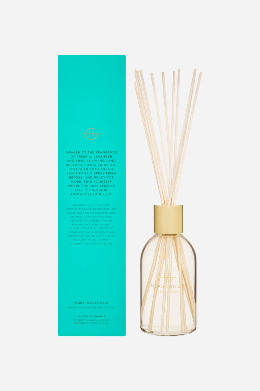 Glasshouse Lost In Amalfi Fragrance Diffuser, 8.4 Oz – back view