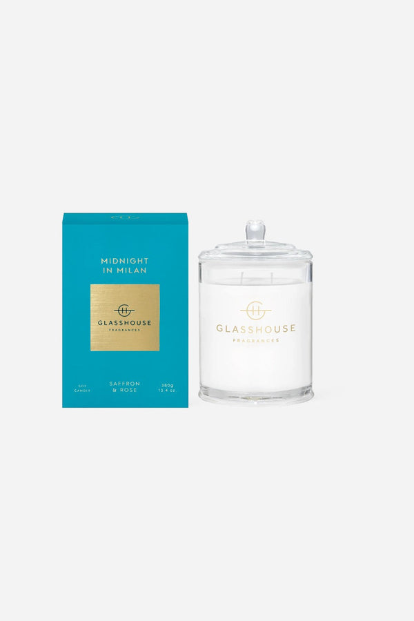 Glasshouse Midnight In Milan Candle, 13.4 o.z.