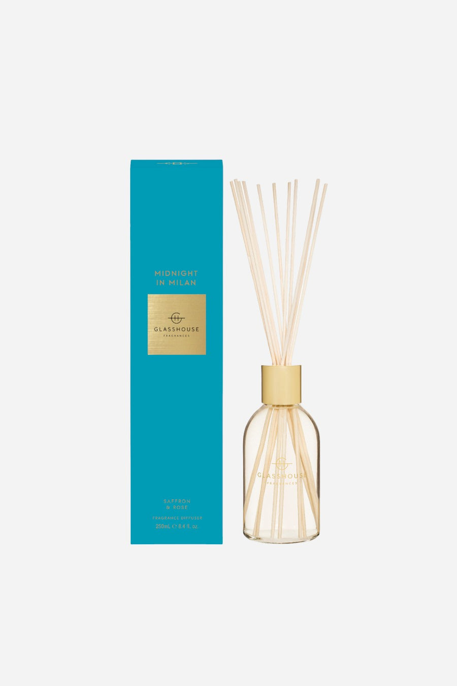 Glasshouse Midnight In Milan Fragrance Diffuser, 8.4 Oz – front view